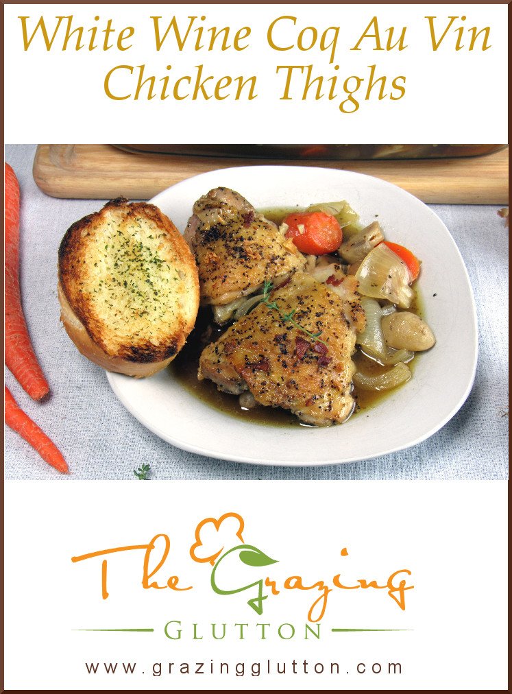 White Wine Coq Au Vin Chicken Thighs