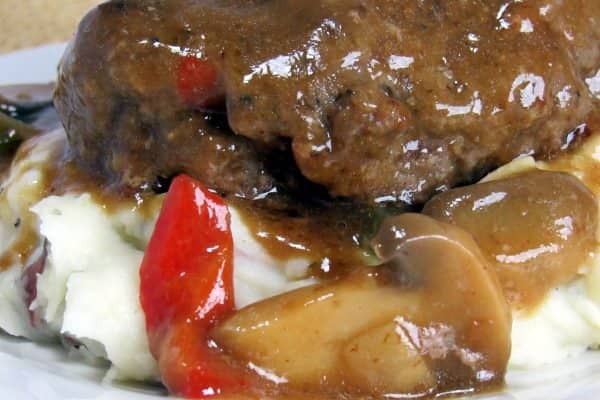 Meatloaf Patties Recipe with Gravy - The Grazing Glutton