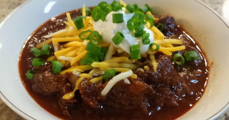 Texas Red Chili Recipe